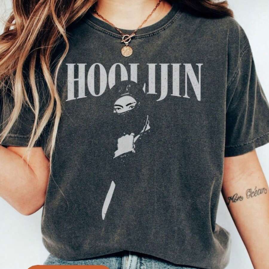 BTSJin Hooligan, Bangtan Arirang World Tour T-Shirt, BTSArirangBTS Concert Sweatshirt, Funny Hoo - 黑色 - 查看 1