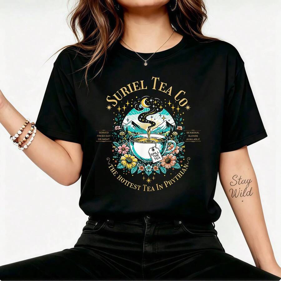 Women T-Shirts - Black - View 1