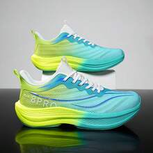 Giày chạy bộ đế dày mới 2026, giày chạy marathon chuyên nghiệp siêu nhẹ, đế mềm, giảm sốc dành cho nam, giày thể thao cho thanh thiếu niên và các cặp đôi, giày chạy bộ chuyên nghiệp tăng cường khả năng vận động và sức bền năm Rắn. - Màu xanh lá - Xem 2