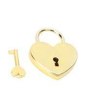 1 Set Customized Engraved Heart Lock & Key Set, Personalized Name & Date Padlock, Couple Matching Jewelry Gift - Multicolor - View 16