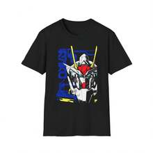 Mia With A  Robot Head. Anime Robot Graphic. - Black - View 1