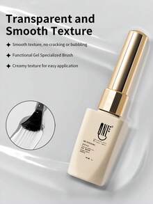 RS NAIL 1PC 12g Clear Nail Reinforcement Builder Gel, UV LED Self-Leveling Strengthen Gel, Thickening Repair Base Coat For DIY Manicure - View 6