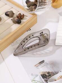 1pc Versatile Hollow Acrylic Duck Clip, Suitable For Daily Commute - Multicolor - View 5