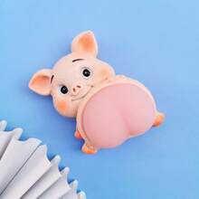 Đồ chơi giảm căng thẳng hình thú dễ thương, hình thỏ/lợn/gấu/cừu 3D mềm mại bằng chất liệu TPR, đồ chơi thư giãn cho người lớn, món quà tuyệt vời cho Ngày Quốc khánh Ả Rập Xê Út, Năm mới, Giáng sinh. - Nhiều màu - Xem 6