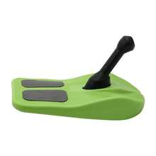 RibasuBB Kids Skateboard-Style Sled Snowboard With Reinforced Handle & Pull Rope, Lightweight HDPE, 75kg Load, Green - Green - View 9