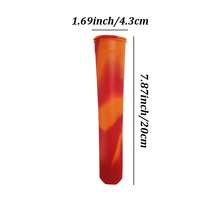 3pcs Colorful Silicone Popsicle Mold - DIY Ice Cream And Smoothie Maker, Suitable For Home Entertainment, Reusable Ice Pop Mold, Refreshing For Summer (Random Color) - Multicolor - View 12