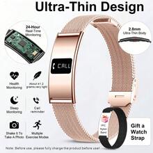 2.8mm Ultra-Thin Smart Watch For Best Friend, Multi-Function Pedometer, Sleep Monitoring, Fitness Tracking, Smart Band, Sports Band, Unisex, Suitable For Sports And Health Reminders - View 5
