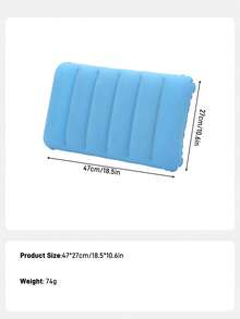 Bantal Kemah Tiup URBANWAVE, Cocok Untuk Perjalanan dan Tidur di Tenda. Desain Tiup, Mudah Ditiup. Penopang Leher Ergonomis, Berfungsi Sebagai Sandaran Kepala Alas Tidur yang Nyaman. Bantal Tiup Ringan, Cocok Untuk Ransel, Mendaki Gunung, dan Perjalanan Luar Ruangan. - A - View 8