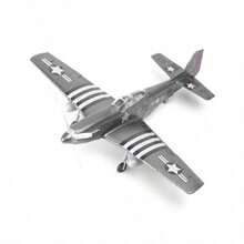 1/48 escala WWII P-40 Tomahawk tigres voladores militares P51 MUSTANG F4U BF109 colección de modelos de combate DIY rompecabezas Juguetes - Verde Claro - Ver 26