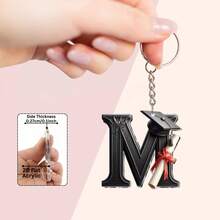 2D Acrylic Graduation Letter Pendant, Graduation Gift And Decoration, Gift For Educators And Colleagues, Bag Charm, Car Key Chain, Graduation Celebration, Gift And Souvenir - Graduation Cap Letter Keychain - View 16