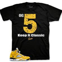 Camisa a juego con las zapatillas Retro 5 Tokyo AJs5 Tokyo - Camisetas clásicas de tenis - forma - Ver 1