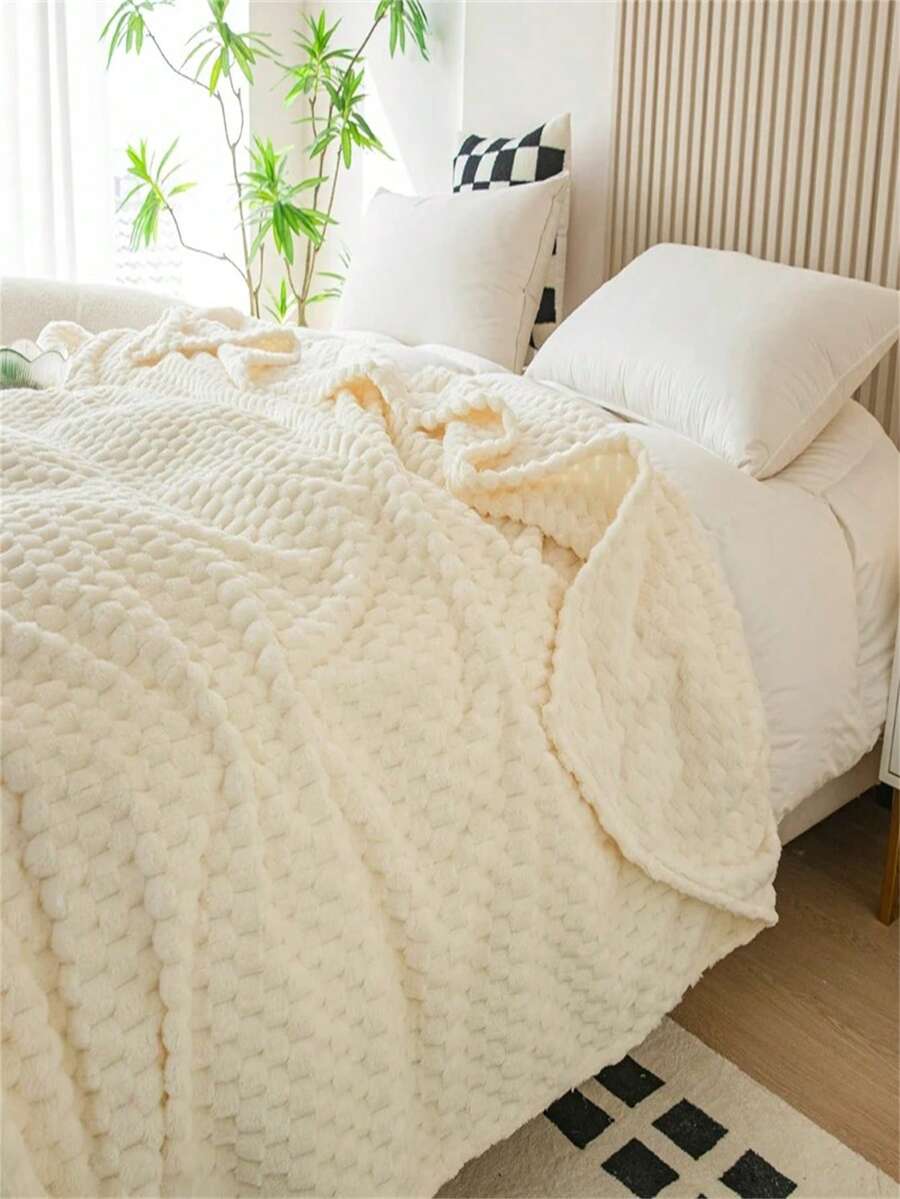 1 Chăn nhung sữa màu trơn, chăn polyester mềm mại với kiểu dáng sang trọng nhẹ nhàng, thời trang, đơn giản, thoải mái và mềm mại, chăn giữ ấm đa năng, thích hợp cho phòng ngủ, phòng khách, ghế sofa, cắm trại, văn phòng và du lịch, phụ kiện trang trí phòng ngủ, có thể giặt máy, dễ bảo quản, thích hợp cho mọi mùa. - trắng - Xem 1