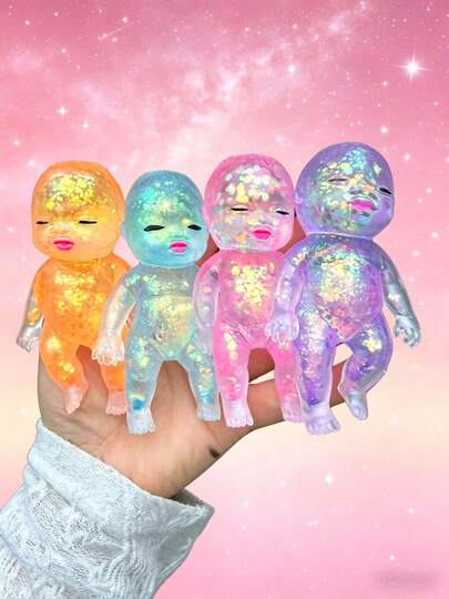 Exploding Pressure Relief Toy, Stress Relief, Slow Rebound Rubber, Cute Mallow Squeeze Sound Toy, Suitable For Use During Office Breaks Or Party Interactions. Squeeze Design, Soft And Comfortable, A Good Helper For Stress Relief.