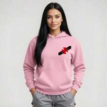 Vasco Da Gama Sweatshirt Premium Cotton Winter Jacket BT979 - 羅莎 - 查看 4