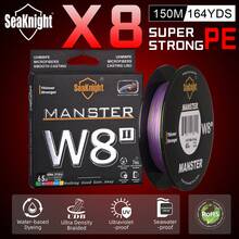 Dây câu SeaKnight 150M MANSTER W8 II 8 sợi bện - Siêu bền, chống mài mòn, không giãn - Độ bền từ 15LB đến 100LB, thích hợp cho cả nước mặn và nước ngọt. - Nhiều màu - Xem 1