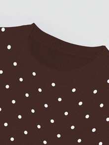 ASHKATIA Áo vest không tay in chấm bi cỡ lớn dành cho nữ, phong cách retro thường ngày, thích hợp cho kỳ nghỉ biển. - Nhiều màu - Xem 4