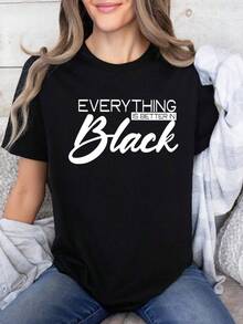 Women T-Shirts - Black - View 1