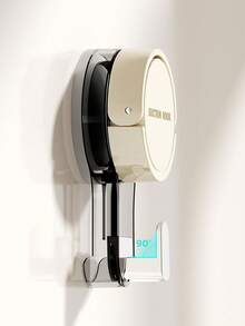 1 pieza Gancho con ventosa fuerte - Adecuado para baño, cocina y puertas de vidrio sin daños - Estante colgador de plástico para toallas, utensilios, llaves, etc. - Fácil de instalar y retirar - Multicolor - Ver 7