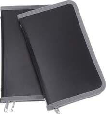 Carpetas de Archivos Tipo Acordeón A6 2 Piezas Transparente Borde Gris Organizador de Documentos Expandible para Oficina y Hogar - 1 - Ver 8