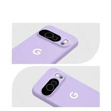 Funda protectora de teléfono de terciopelo compatible con Pixel 6, 7, 8a, 8 Pro, 9, 9a, 9 Pro, 9 Pro XL, 10, 10a, 10 Pro, 10 Pro XL - Hierba morada - Ver 5