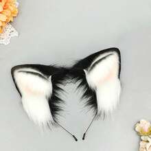 Ensemble d'oreilles et de queue de chien, costume d'oreilles et de queue de chien d'Halloween, accessoires de cosplay de queue de corgi, oreilles et queue d'animal réalistes - Shiba Inu - Voir 14
