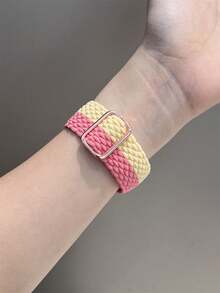 1条男女通用尼龙表带，兼容 42mm、38mm、40mm、41mm、44mm、45mm、46mm、49mm，时尚智能手表替换表带，适用于Series Ultra2、Ultra SE2、SE 11、10、9、8、7、6、5、4、3、2、1，是返校学生的理想礼物 - 彩色 - 查看 6