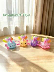 1/3/4/5/6pcs Malt Sugar Goldfish/Crab/Crocodile/Jellyfish/Rabbit/Poop/Salamander/Doll/Dumpling/Cat Paw, Soft & Cute Squeeze Toys, Stress Relief Fidget Toys, Finger Pinching Toys For Children 3+ Years Old, Birthday/Holiday Gifts, Relieve Anxiety, Soft & Squishy Dumpling - Multicolor - View 22