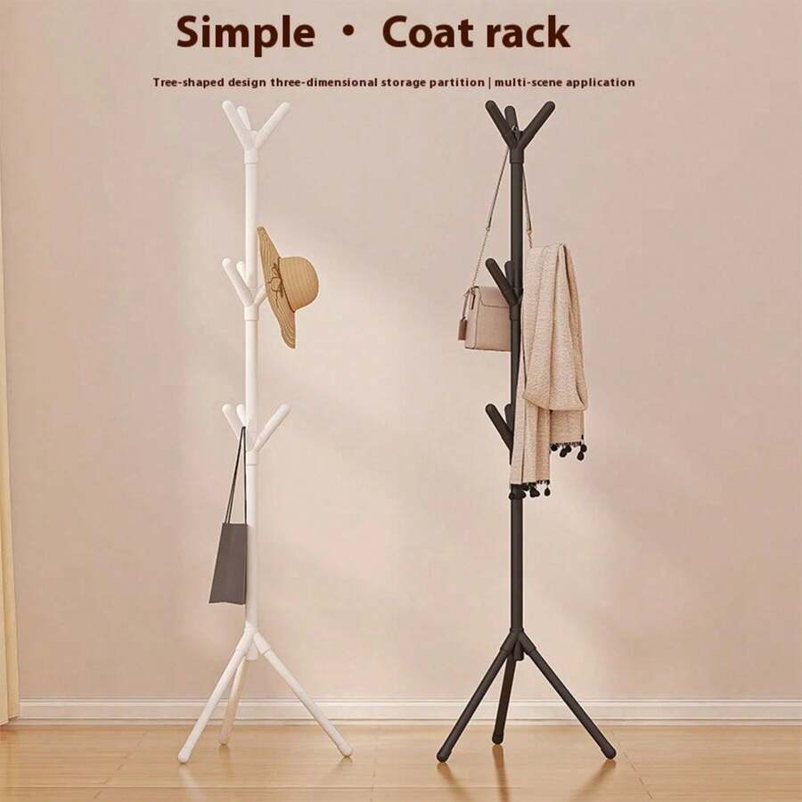 Lightweight Luxury Single-Bar Coat Rack, Modern Design Coat Rack For Bedroom, Simple Floor Hanger, Coat Rack For Home Use - Multicolor - View 1