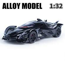 1:32 Apollo EVO coche de juguete modelo sonido luz puertas de Metal fundido a presión modelos de vehículos abiertos niños Hobby adornos regalos - EVO Rojo - Ver 9