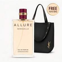 Chanel Allure Sensuelle Eau De Parfum Spray For Women 3.4oz (100ml) - Soft Oriental Floral Fragrance With Vanilla, Amber & Patchouli, Includes Free YSL Large Canvas Tote Bag With Gold Logo & Jacquard Strap - Allure Sensuelle EDP 50ml - 查看 7