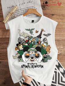 Disney Animal Kingdom Group Safari Adventure Summer Tank Top - 白色 - 查看 1