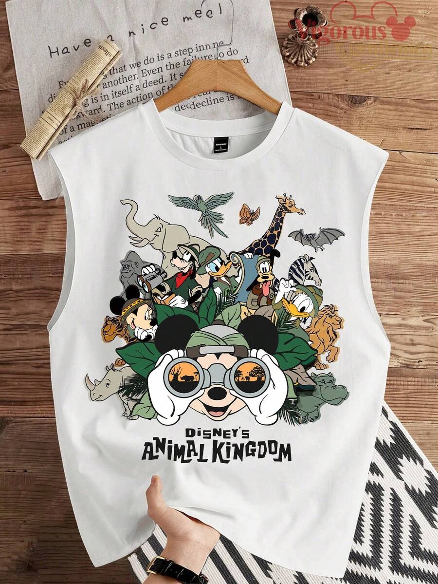 Disney Animal Kingdom Group Safari Adventure Summer Tank Top - 白色 - 查看 1