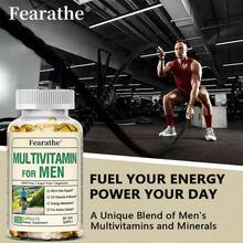 Bcuelov Men's Multivitamin Capsules, Containing Multiple Daily Essential Vitamins - Support Immune And Bone Health, Premium Formula, Easy To Swallow - 120 Capsules - 1 Bottle - View 8