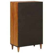 vidaXL Haut Armoire Noyer 60 x 33,5 x 100 cm Bois de mangue massif - Tabac - Voir 5