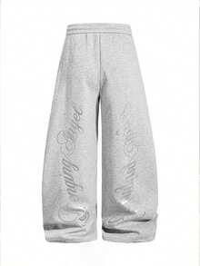 Pantalones casuales para hombre para exteriores, estilo minimalista, diseño unisex, adecuados para primavera y otoño - Gris Claro - Ver 4