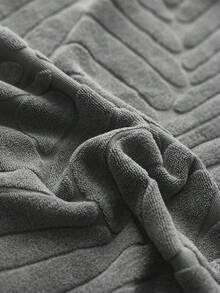 1/2/4pcs Jacquard Solid Color Chair Covers, Modern Minimalist Jacquard Velvet Stretch Full Cover Elastic Seat Covers, Suitable For All Seasons - Grey - View 7