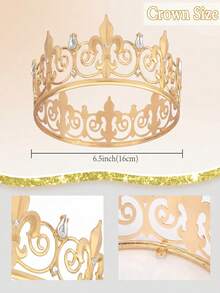 Conjunto de Corona y Cinturón de Cumpleaños para Hombres, Oro/Plata Opcional, Viene con Cinturón Exclusivo "Rey del Cumpleaños". Regalo de Cumpleaños Premium para Hombres Adultos, Decoración de Celebración Festiva, Opción Perfecta para Fiesta de Cumpleaños de Adultos y Accesorios para Fotos. - Ver 12