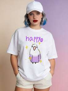 Camiseta de manga corta con cuello redondo suave y casual de verano para mujer, tops para salir, algodón, vintage, estilo callejero europeo y americano, casual deportivo, estilo unisex, estilo casual urbano, tops bonitos, Gen Z, curvas, ropa Y2K, camisetas divertidas, tops para damas, conjuntos de vacaciones para mujer, top lindo, camiseta gráfica, conjuntos de primavera, camisetas holgadas, ropa de calle retro, estilo de los 90, estilo de los 2000, subcultura, top negro, tops blancos, atuendo de fiesta de los 90. Blanco - Blanco - Ver 2