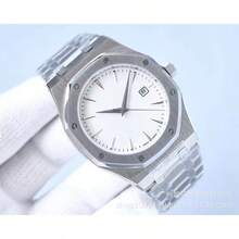Brand Low-Price Cross-Border Dropshipping Royal Oak AP Fully Automatic Mechanical Transparent Back Waterproof Luminous Steel Strap Men's Watch Wholesale - 4 - Xem 8