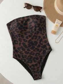 Bộ bikini không dây họa tiết da báo dành cho nữ, thiết kế ôm eo siêu gợi cảm, thích hợp cho kỳ nghỉ biển, bộ đồ bơi thời trang không thể thiếu cho mùa xuân/hè 2026, đồ bơi đa năng phù hợp cho tiệc sinh nhật, tập thể dục hàng ngày, trang phục thường ngày thanh lịch, kỳ nghỉ và các hoạt động giải trí. - Nhiều màu - Xem 3
