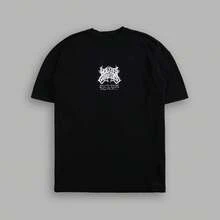 DARCSPORT American-Style  Retro T-Shirt For Couples, Men's Top, Pure Cotton Loose-Fit Round-Neck T-Shirt - T260124黑色 - 查看 5