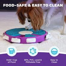 Outward Hound By Nina Ottosson Dog  – Interactive Treat Puzzle Enrichment Toy, Level 3 Advanced - 額外瓷磚(藍色) - 查看 5