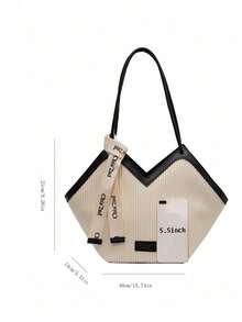Dedoo New Arrival European And American Style Fashionable Handbag (Random Delivery Of Style, Pattern And Color) - White - View 3