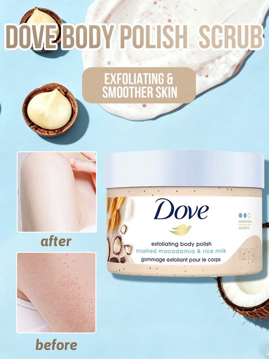 Dove Intensive Moisturizing Hand Cream, Deep Nourishment, Fast Absorption, Long-Lasting Hydration, Repairs Dryness, Improves Softness, Enriched With Vitamin E And Natural Plant Oils, Quick Results, Non-Greasy, Smoothens Roughness, Enhances Elasticity, Fades Fine Lines, Brightens Complexion, Soothes Skin, Suitable For All Skin Types Including Dry And Sensitive Skin, Ideal For Daily Care, Office, Travel, Home, And Outdoor Activities. - Blue Macadamia & Rice Powder - View 1