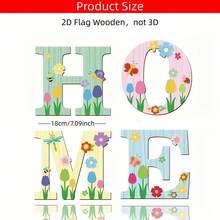 Bộ 4 tấm gỗ trang trí tường không đối xứng, chủ đề "Merry", hoa tulip mùa xuân và bướm, tranh treo tường bằng gỗ phẳng 2D ấm áp cho phòng ngủ, phòng khách, nhà bếp, phòng ăn, phòng học, phòng tắm, trang trí nhà cửa cá nhân hóa, trang trí không khí lễ hội, tác phẩm nghệ thuật bằng gỗ, món quà Giáng sinh hoàn hảo. - 4 gói - Xem 8