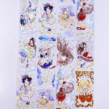 1 Pack 78.74 Inch/Roll Dreamy Princess Star Girl Magnetic Stickers, Decorative Fairy Tale Stickers Suitable For Scrapbooking, Magazines, Stationery - Multicolor - View 13