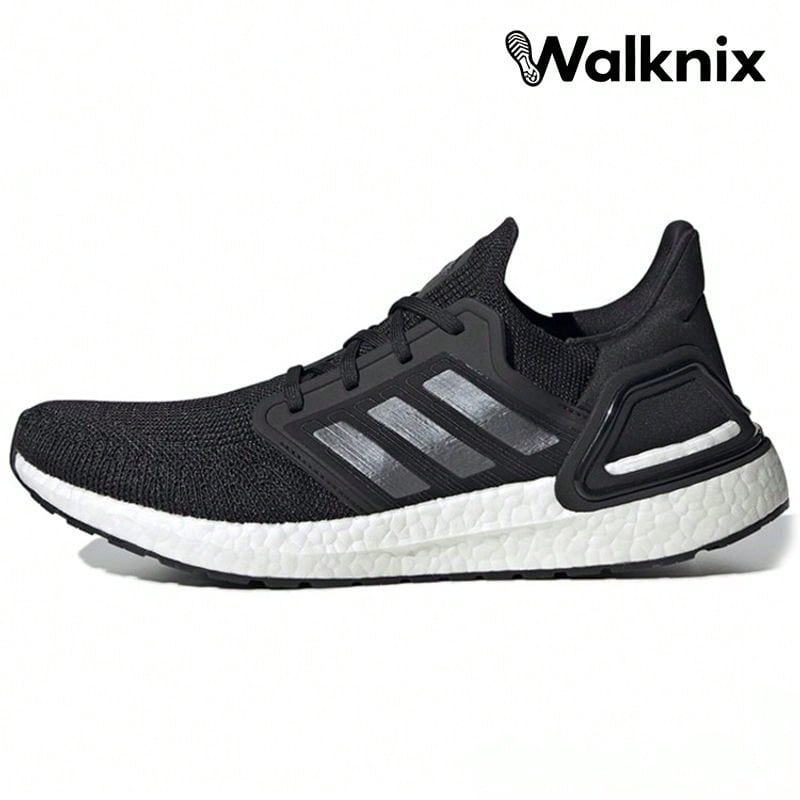 Adidas UltraBoost 20 'Core Black' Night-Metallic White Sneakers Men EF1043 - 彩色 - 查看 1