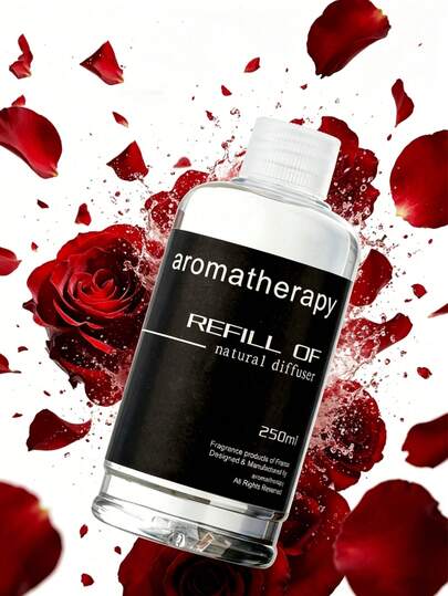 250ml Bottle Of Flame-Free Aromatherapy Essential Oil Additive - Vine Stick Aroma Supplement. Multiple Fragrance Options Available. It Can Purify The Air, Eliminate Odors, And Fill The Air In Rooms, Living Rooms, Bedrooms, Hotel Rooms, Etc. With Pleasant Scents, Making You Feel Relaxed And Comfortable.