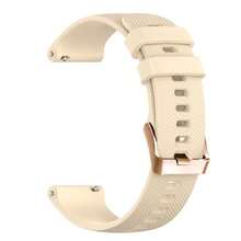 20毫米时尚硅胶腕带，适用于vivoactive 3/5、Venu 2 Plus/Sq 2/SQ、Forerunner 45/55/158/245/645、Galaxy Watch Active/Active 2/3/4/4 Classic/5/5 Pro/6/6 Classic、Gear S2/S2 Classic、Watch GT 2/3/3 Pro、GTS 4/4 Mini/3。采用精致的3D点状图案设计，搭配玫瑰金表扣。柔软舒适，透气性佳，是多功能智能手表的理想配件和礼品之选。 - 20mm - 查看 14