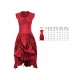 2023051401 Sleeveless Dress Red